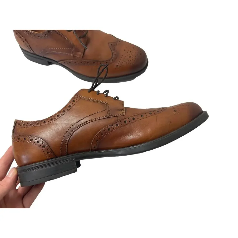 Florsheim Midtown Wingtip‎ Leather Comfort Oxford Dress Shoes Size 8.5 Formal